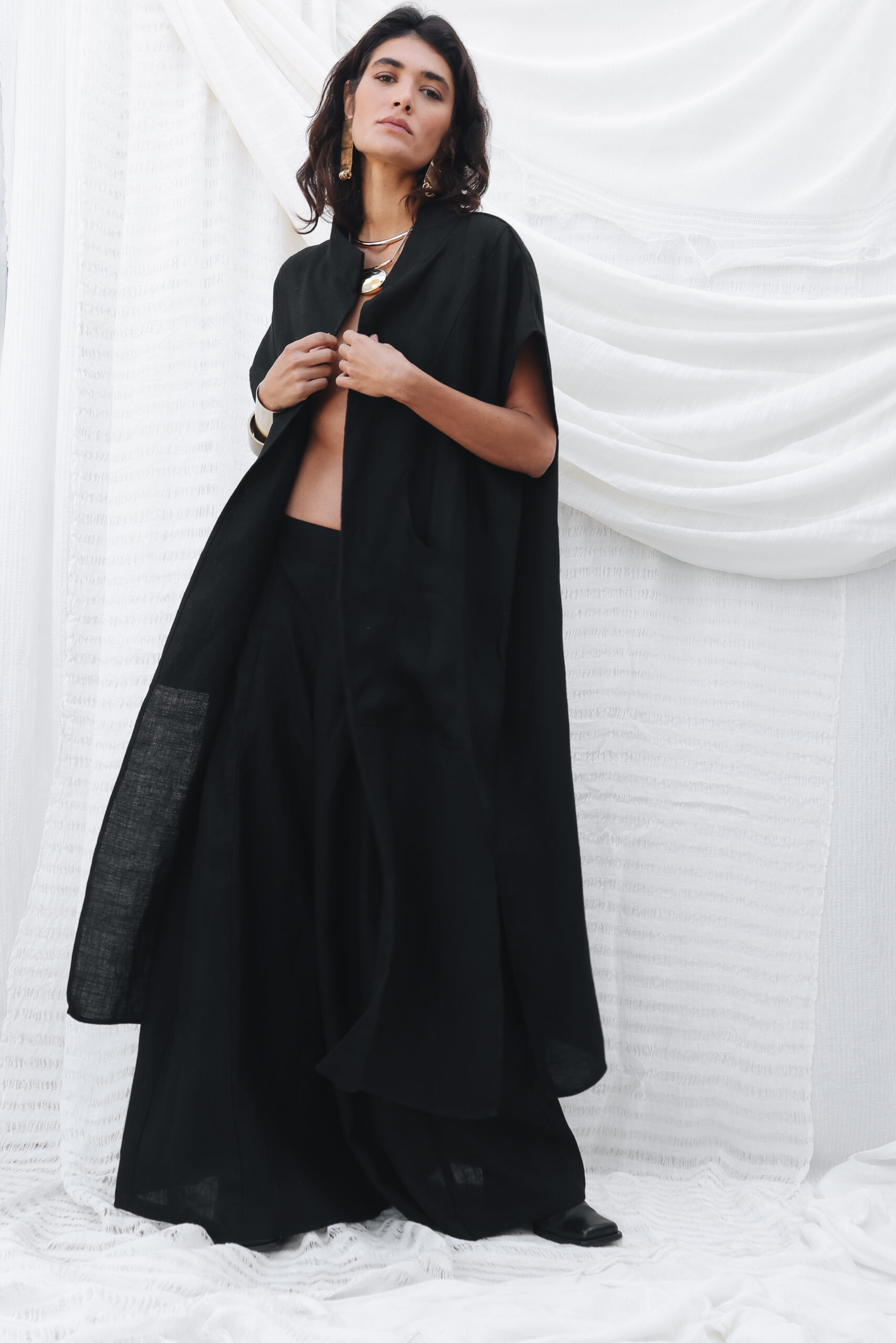 Demeter Kimono with pockets - Image 2
